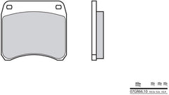 BREMBO Brake Pads 07GR6610 Organic | 07GR6610