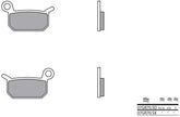 BREMBO Brake Pads 07GR70SD Sintered Metal | 07GR70SD