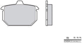 BREMBO Brake Pads 07HD0413 Organic | 07HD0413