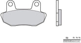 BREMBO Brake Pads 07HO1609 Organic | 07HO1609