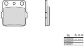 BREMBO Brake Pads 07HO20SD Sintered Metal | 07HO20SD