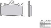 BREMBO Brake Pads 07KA1306 Organic | 07KA1306