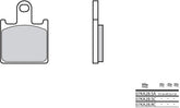 BREMBO Brake Pads 07KA28LA Sintered Metal | 07KA28LA