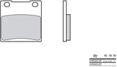 BREMBO Brake Pads 07KS0507 Organic | 07KS0507