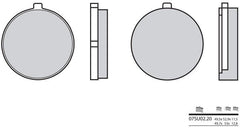 BREMBO Brake Pads 07SU0220 Organic | 07SU0220
