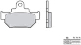 BREMBO Brake Pads 07SU0808 Organic | 07SU0808