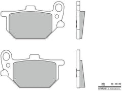 BREMBO Brake Pads 07YA0413 Organic | 07YA0413