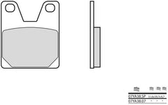 BREMBO Brake Pads 07YA38SP Sintered Metal | 07YA38SP