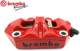 Brembo RED RIGHT RADIAL BRAKE CALIPER M4 MONOBLOCK 100MM BLACK LOGO | 120988599
