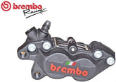 Brembo FRONT LEFT BRAKE CALIPER BLACK TITANIUM RED LOGO ITA FLAG P4-40C | 20516538