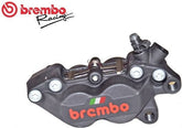 Brembo FRONT RIGHT BRAKE CALIPER BLACK TITANIUM RED LOGO ITA FLAG P4-40C | 20516548