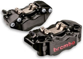 Brembo PAIR OF RADIAL BRAKE CALIPERS CNC GP4-RB BLACK 108MM | 220B47340
