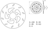 BREMBO Oro Brake Disc Round Fix | 68B40730