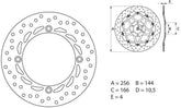 BREMBO Oro Brake Disc Round Fix | 68B407A5