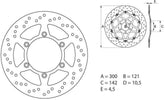 BREMBO Oro Brake Disc Round Fix | 68B407D5