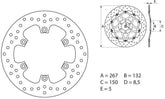 BREMBO Oro Brake Disc Round Fix | 68B407E4