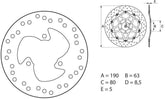 BREMBO Oro Brake Disc Round Fix | 68B407G1