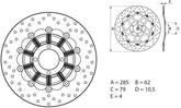 BREMBO Oro Brake Disc Round Floating | 78B40816