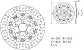 Brembo Serie ORO floating round front brake disc for Harley-Davidson 883 XLH | 78B40822