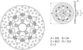 BREMBO Oro Brake Disc Round Floating | 78B40828