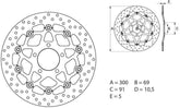 BREMBO Oro Brake Disc Round Floating | 78B40842