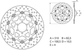 BREMBO Oro Brake Disc Round Floating | 78B40859