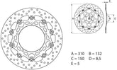 BREMBO Oro Brake Disc Round Floating | 78B40860