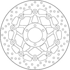 BREMBO Oro Brake Disc Round Floating | 78B408A2