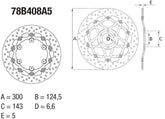 BREMBO Oro Brake Disc Round Floating | 78B408A5