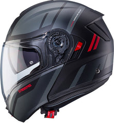 CABERG LEVO X MANTA MODULAR HELMET BLACK RED | C0GE60H9