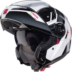 CABERG LEVO X MANTA MODULAR HELMET WHITE RED | C0GE60L3