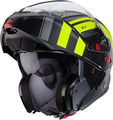 CABERG HORUS X ROAD HELMET BLACK YELLOW FLUO | C0JD60L1