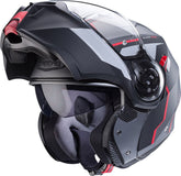 CABERG DUKE EVO MOVE MODULAR HELMET BLACK RED | C0KB60L2