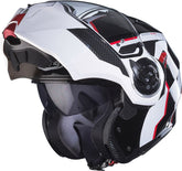 CABERG DUKE EVO MOVE MODULAR HELMET WHITE RED | C0KB60M3