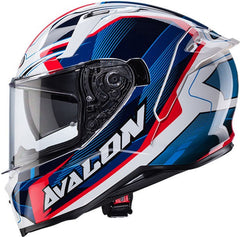 CABERG AVALON X OPTIC HELMET BLUE RED | C2QI60D6