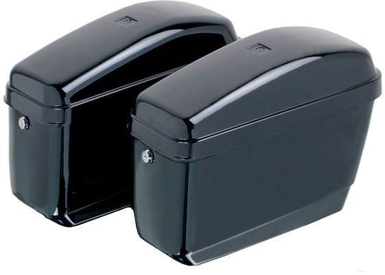 Custom Acces Rigid Left Saddlebags Easy Model, Black | AR0007N