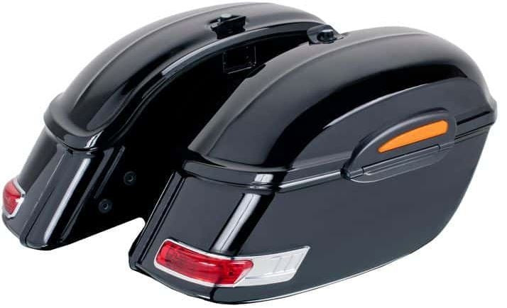 Custom Acces Rigid Saddlebags Touring Model, Black | ARS002N