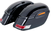 Custom Acces Rigid Saddlebags Touring Model, Black | ARS002N