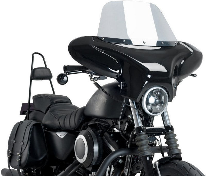 Custom Acces BATWING WINDSCREEN HARLEY DAVIDSON SPORTSTER 883, SMOKE | EH0009H