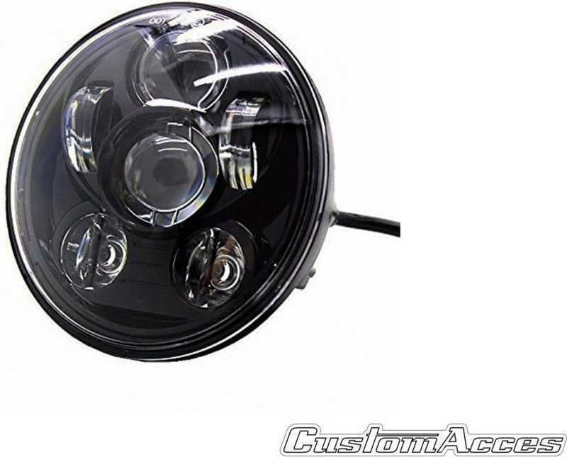 Custom Acces Headlight Ovni Ii Model, Black | HL0002N