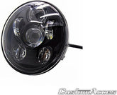 Custom Acces Headlight Ovni Ii Model, Black | HL0002N