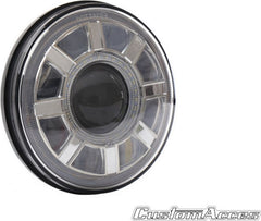 Custom Acces HEADLIGHT MODEL REVOLVER + SUPPORT C/BLACK | HL0014N