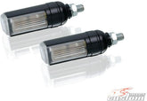 Custom Acces Capsula 2 Turn Light, Crystal Clear By Pair, Black | IC0002N