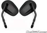 Custom Acces Back Mirrors Set Model Street, Black | JR0016N
