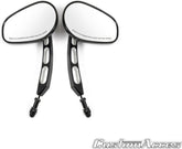 Custom Acces Back Mirrors Set Model Misuri, Black | JR0017N