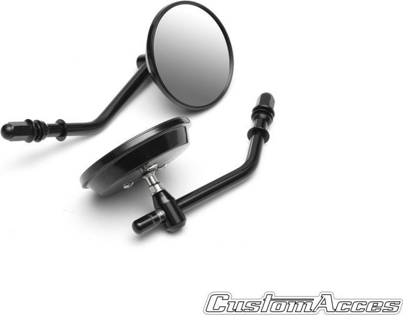 Custom Acces Back Mirrors Set Model Dallas, Black | JR0019N