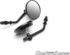 Custom Acces Back Mirrors Set Model Dallas, Black | JR0019N