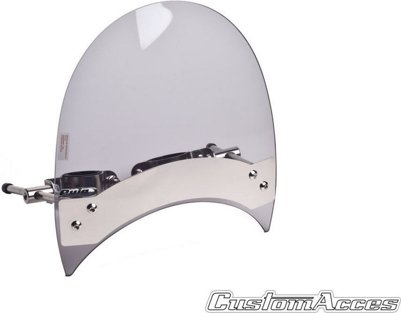 Custom Acces Roadster Windscreen, Fixation To The Handlebar, Stainless steel | KR0001I