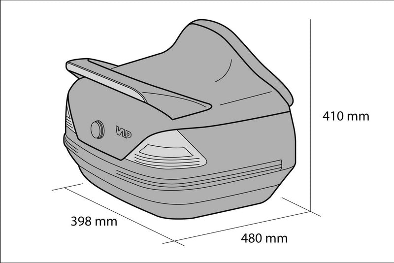Custom Acces Rigid Suitcase Mercedes Model, Black | MT0005N