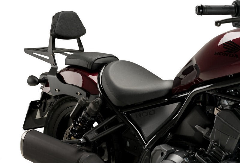 Custom Acces SISSYBARS PLANE CL FOR HONDA CMX 1100 REBEL 2021, BLACK | RQ0048N